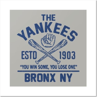 New York Yankees Retro 4 by Buck Tee Posters and Art